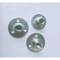 Full thread stamping 3-hole zinc plated nuts